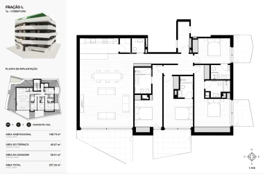 Apartamento T4 para Venda em Anta e Guetim