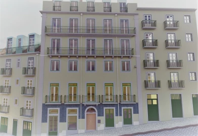 Apartamento T2 para Venda em Santa Maria Maior