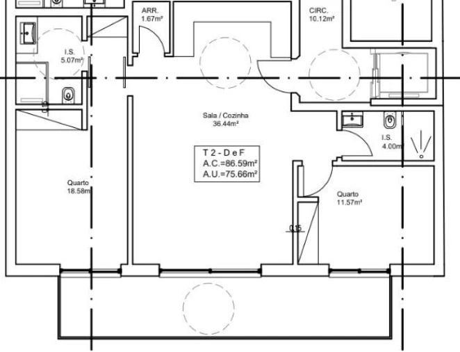 Apartamento T2 para Venda em Quarteira Foto 7