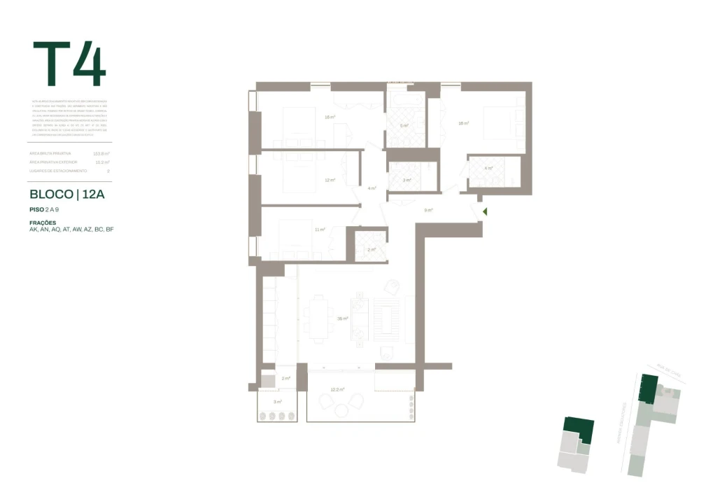 Apartamento T4 para Venda em Santa Marinha e São Pedro da Afurada Foto 36