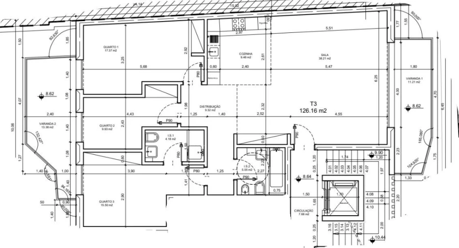 Apartamento T3 para Venda em Quarteira Foto 14