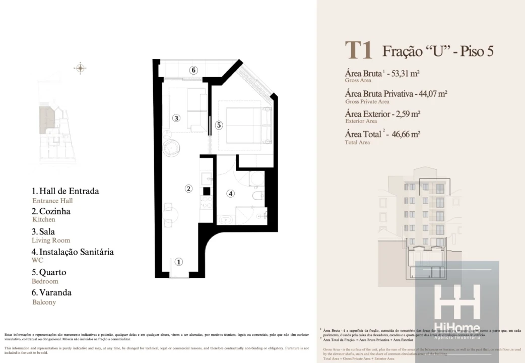 Apartamento T1 para Venda em Funchal (São Pedro) Foto 21