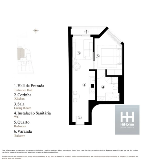 Apartamento T1 para Venda em Funchal (São Pedro)