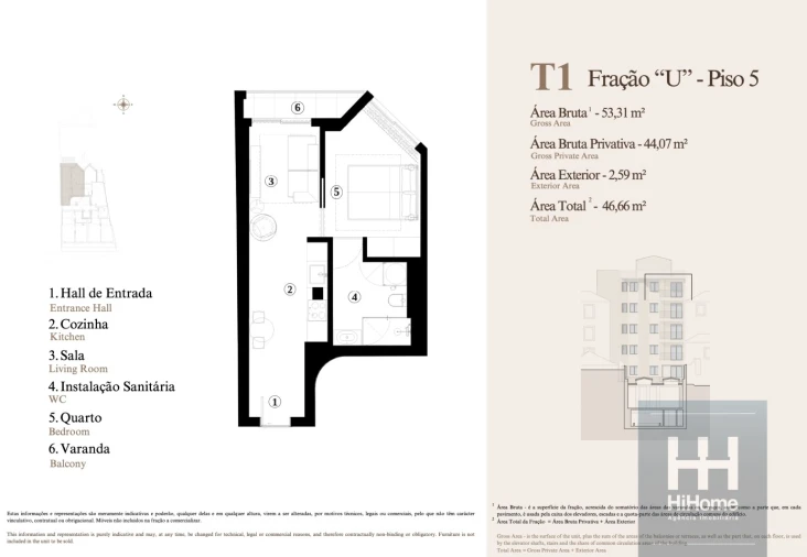 Apartamento T1 para Venda em Funchal (São Pedro) Foto 21