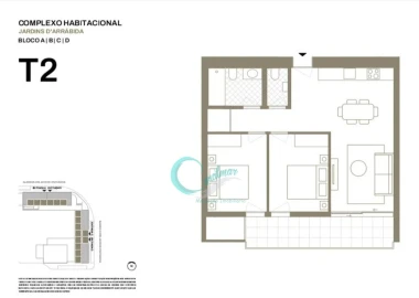 Apartamento T2 para Venda em Santa Marinha e São Pedro da Afurada