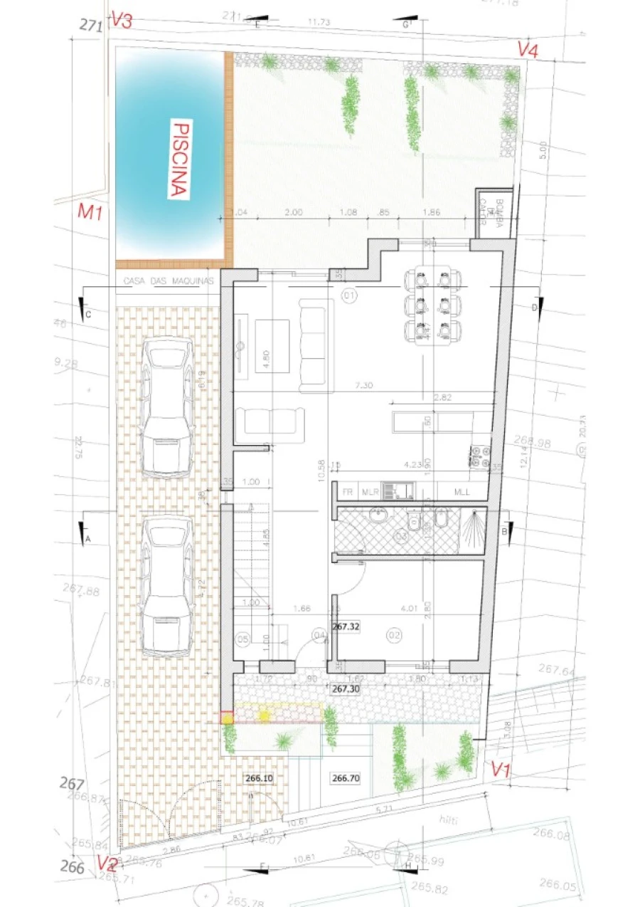 Moradia T4 para Venda em Casal de Cambra Planta 1