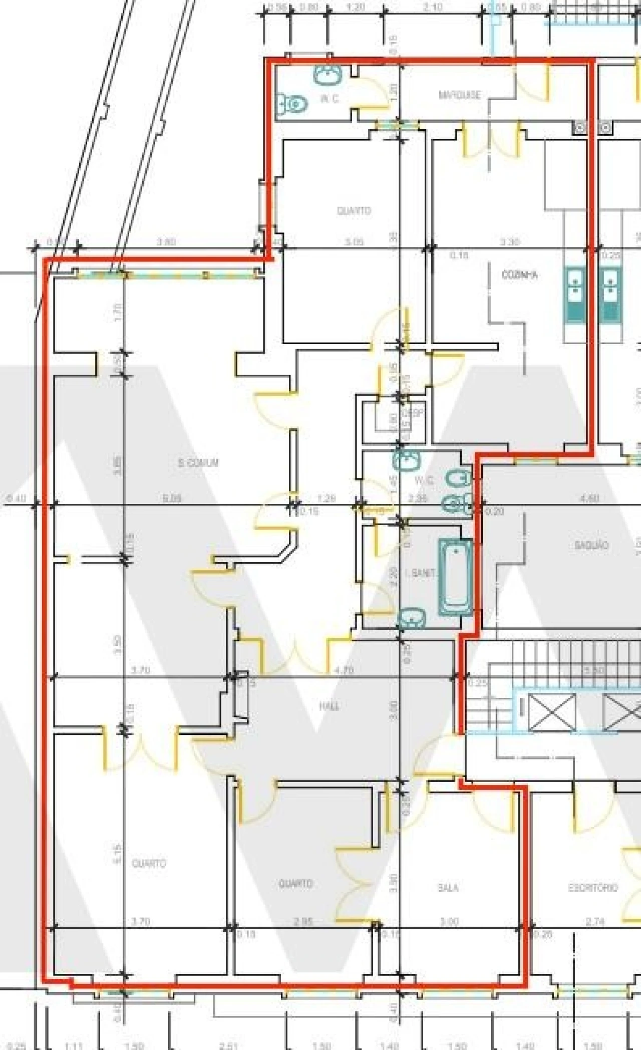 Apartamento T3 para Arrendamento em Campolide Foto 21