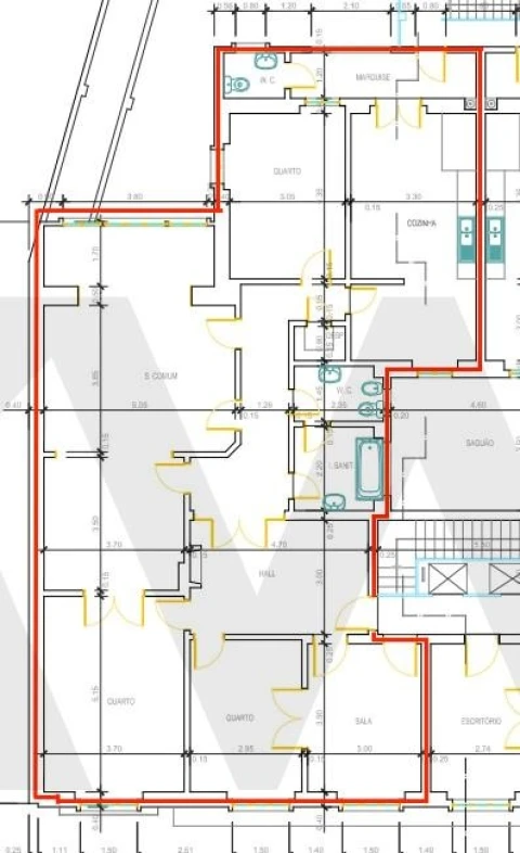 Apartamento T3 para Arrendamento em Campolide