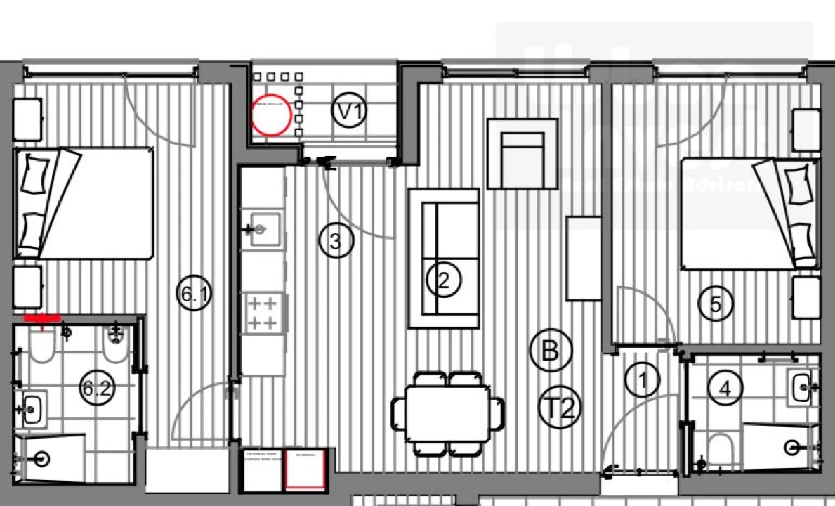 Apartamento T2 para Venda em Atouguia da Baleia Foto 12