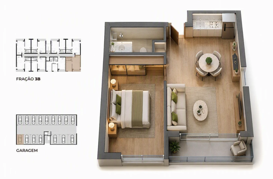 Apartamento T1 para Venda em Ancora Foto 10