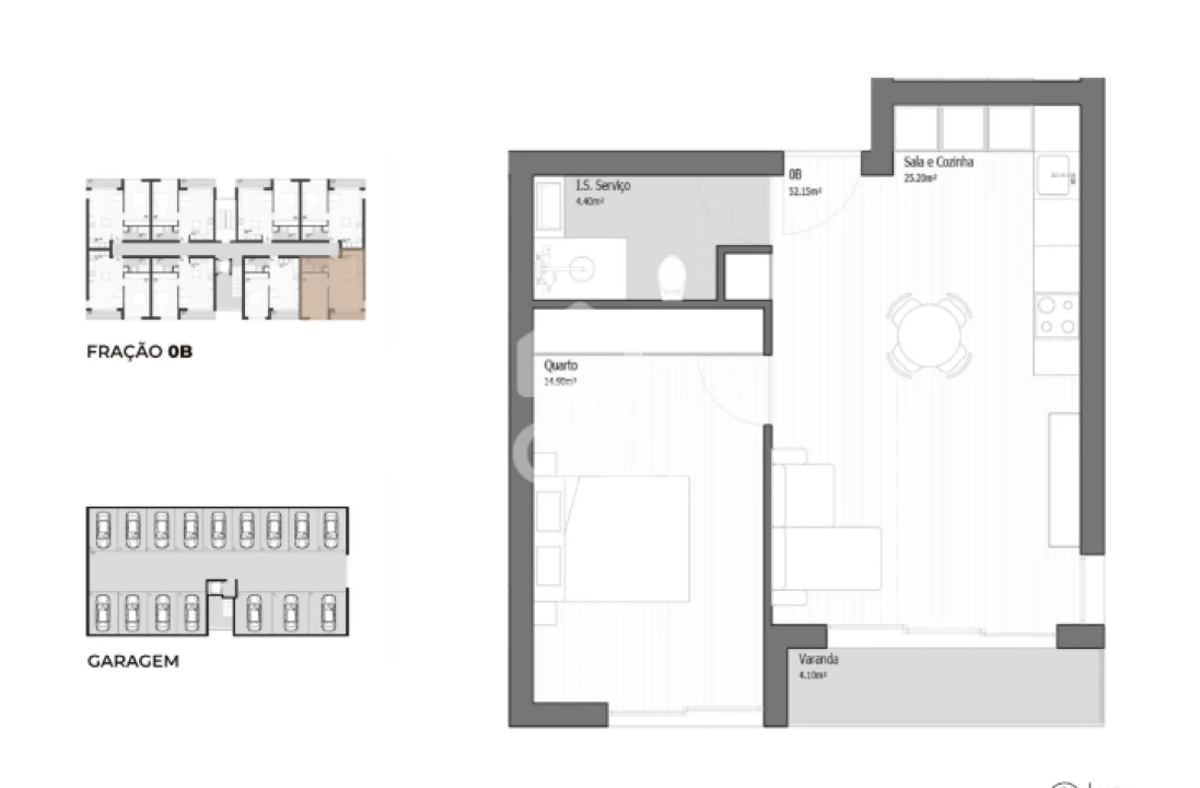 Apartamento T1 para Venda em Ancora Foto 13