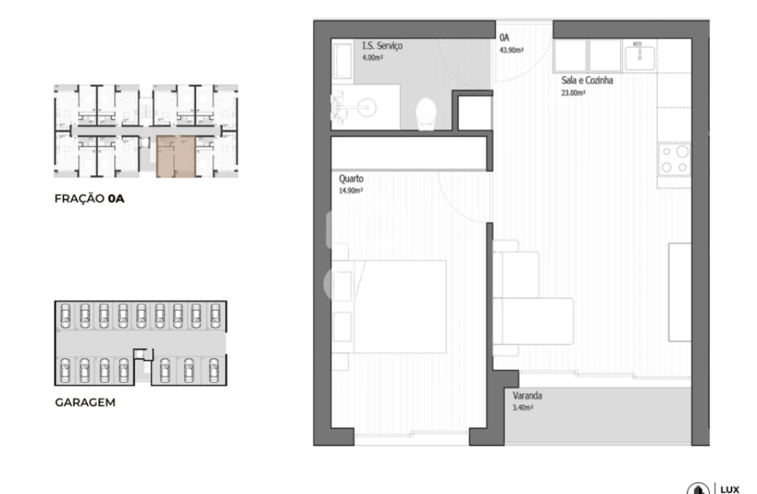 Apartamento T1 para Venda em Ancora Foto 13