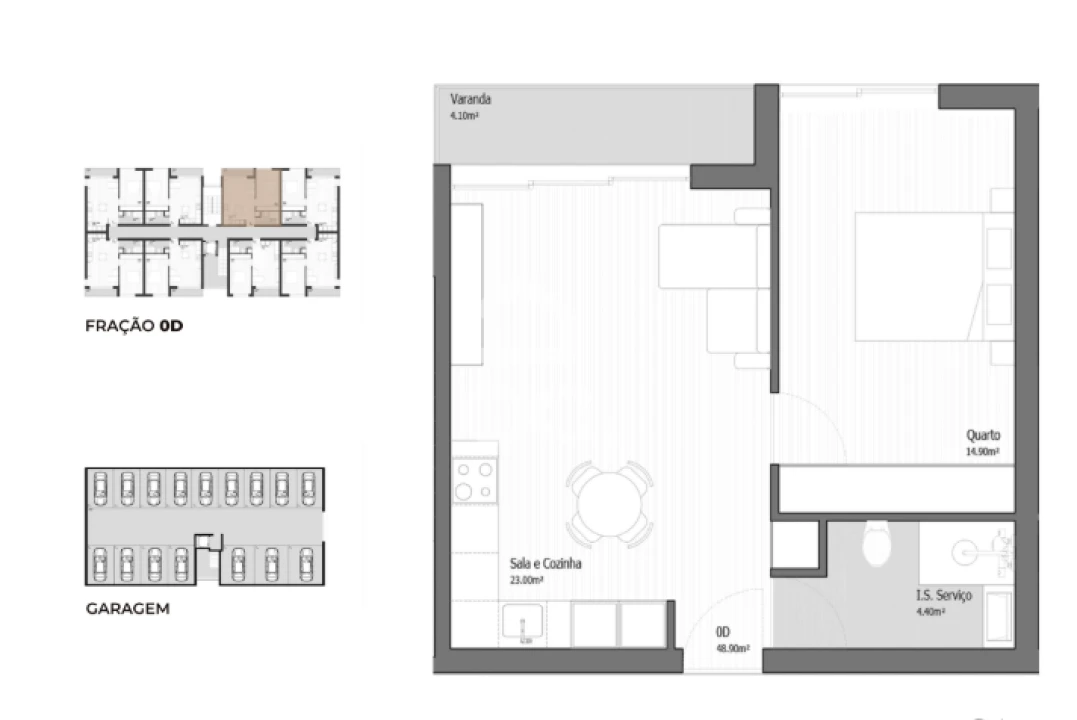 Apartamento T1 para Venda em Ancora Foto 13