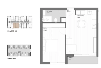 Apartamento T1 para Venda em Ancora