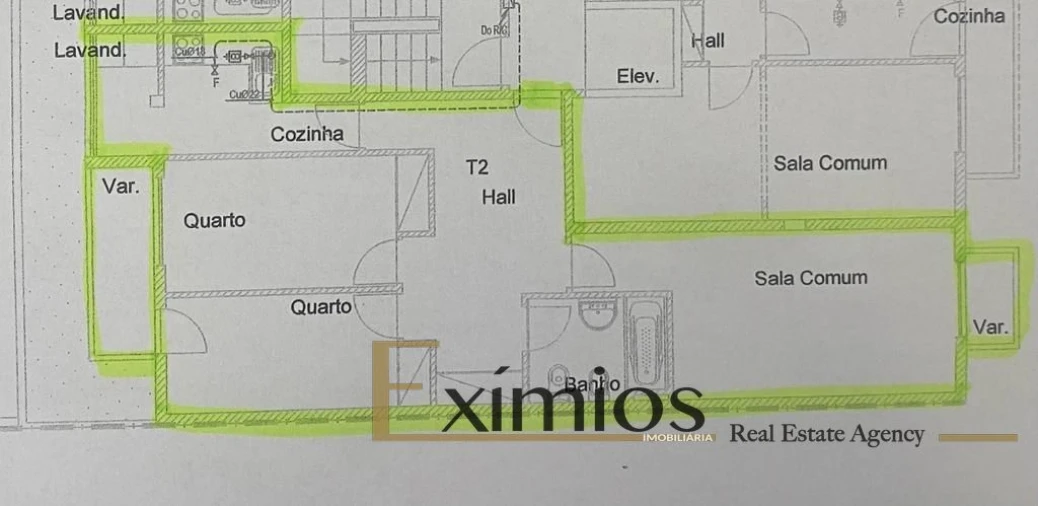 Apartamento T2 para Venda em Vila do Conde Foto 9