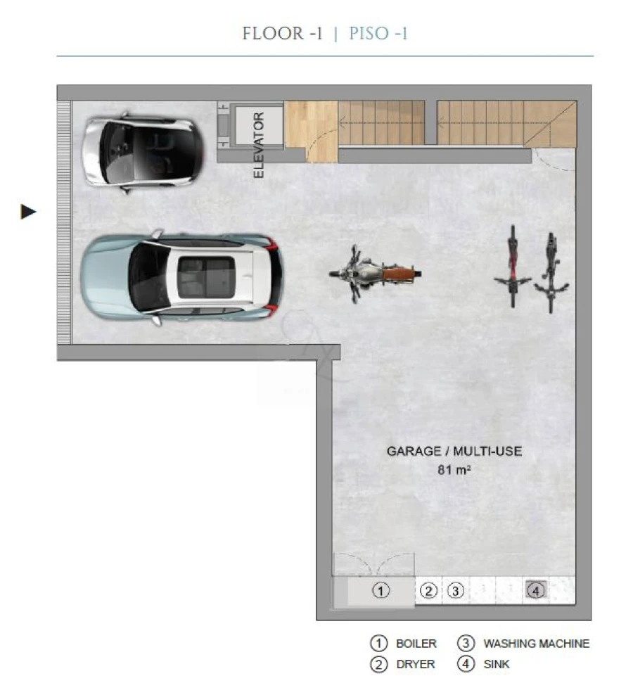 Moradia T5 para Venda em Campo de Ourique Planta 1