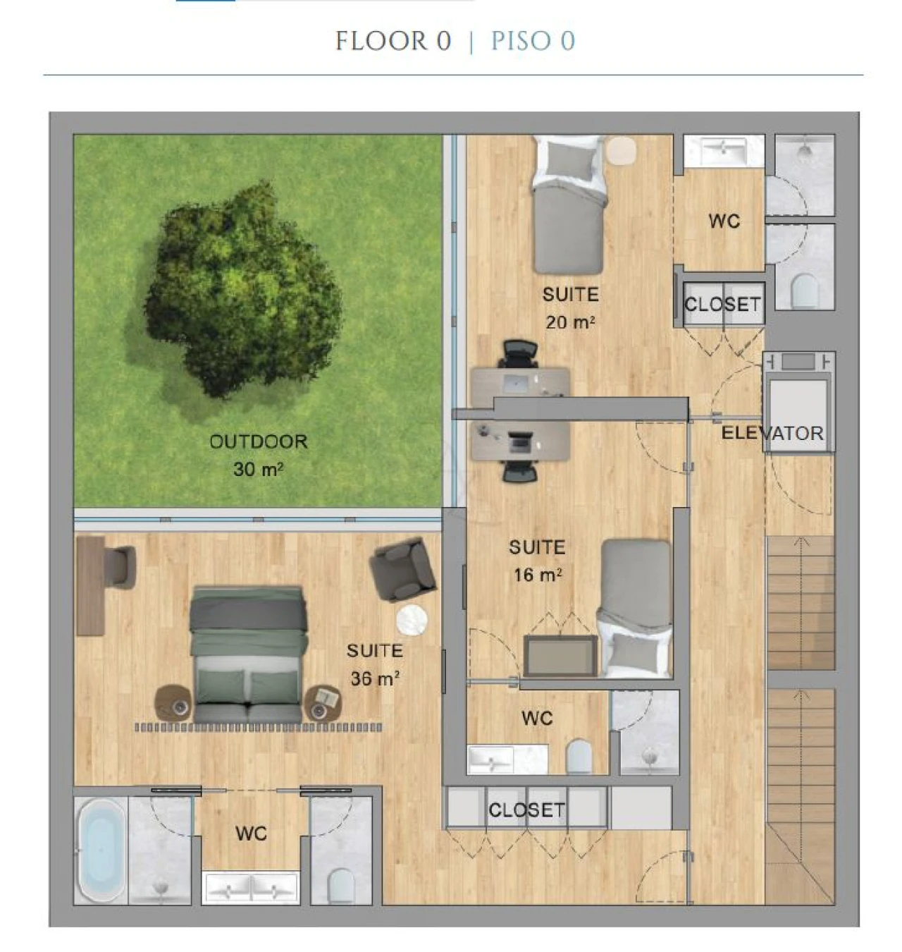 Moradia T4 para Venda em Campo de Ourique Planta 2