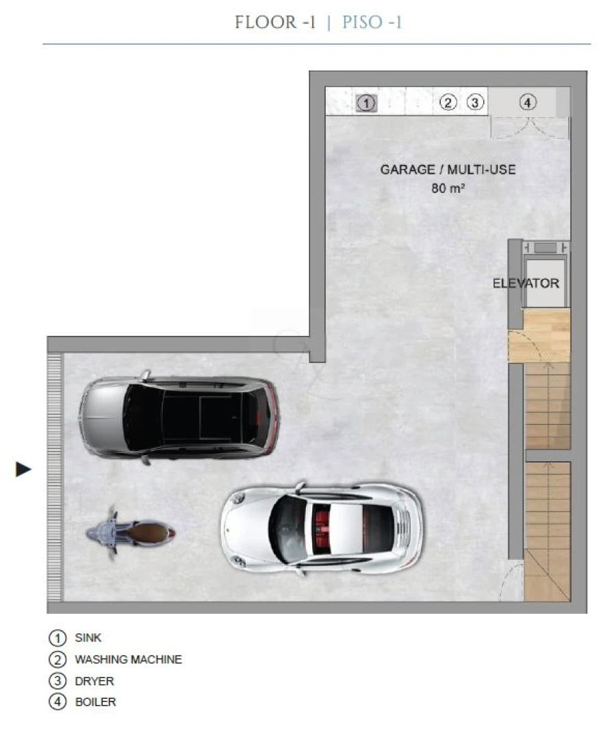 Moradia T4 para Venda em Campo de Ourique Planta 1