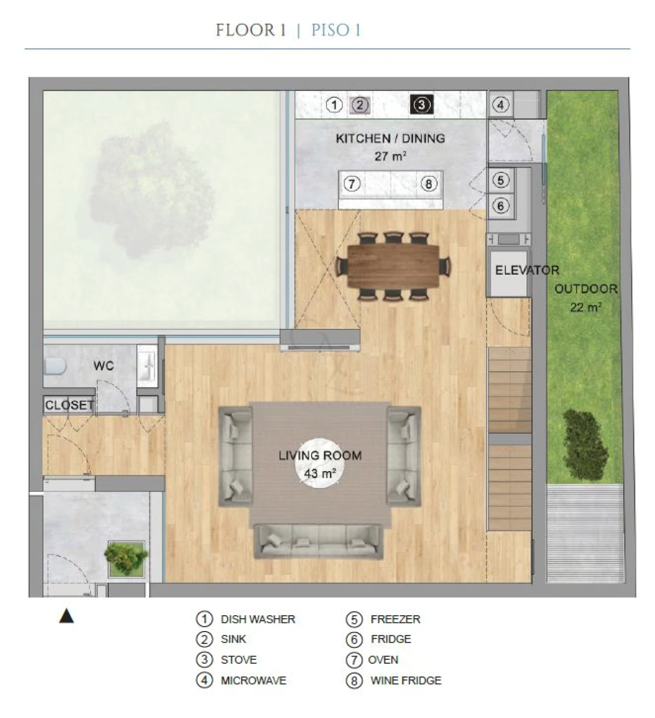 Moradia T4 para Venda em Campo de Ourique Planta 3
