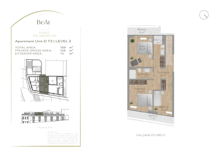 Apartamento T3 para Venda em Santo António Planta 2