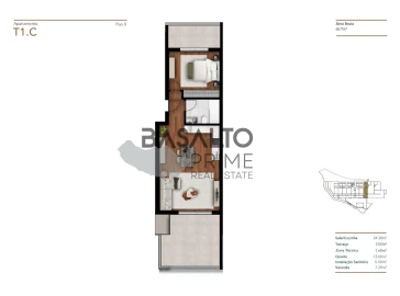 Apartamento T1 para Venda em Imaculado Coração de Maria