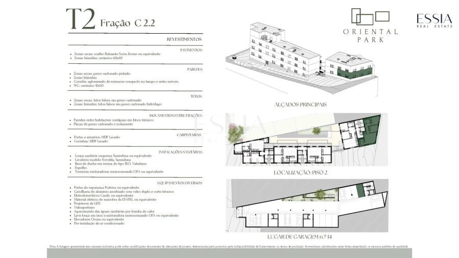 Apartamento T2 para Venda em Campanhã Planta 2