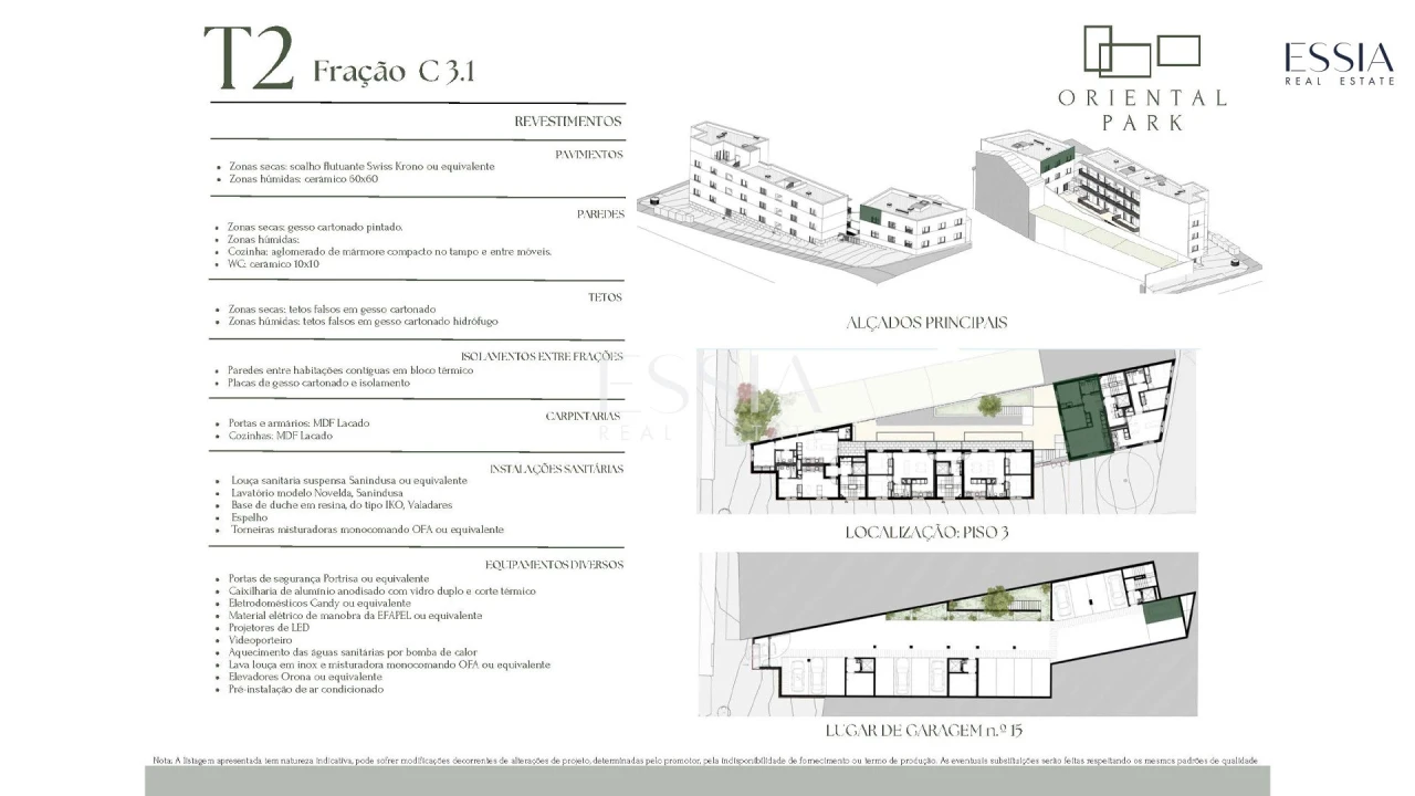 Apartamento T2 para Venda em Campanhã Planta 2