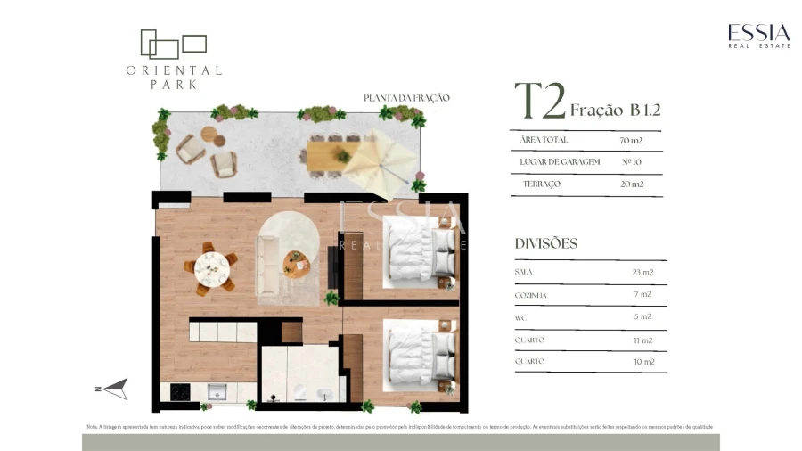 Apartamento T2 para Venda em Campanhã Planta 1