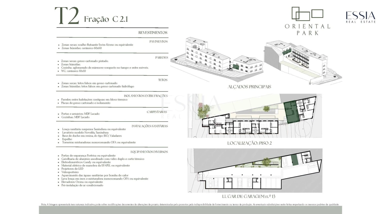 Apartamento T2 para Venda em Campanhã Planta 2