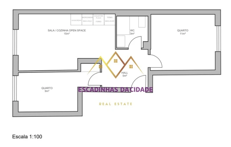 Apartamento T2 para Venda em Odivelas Planta 2