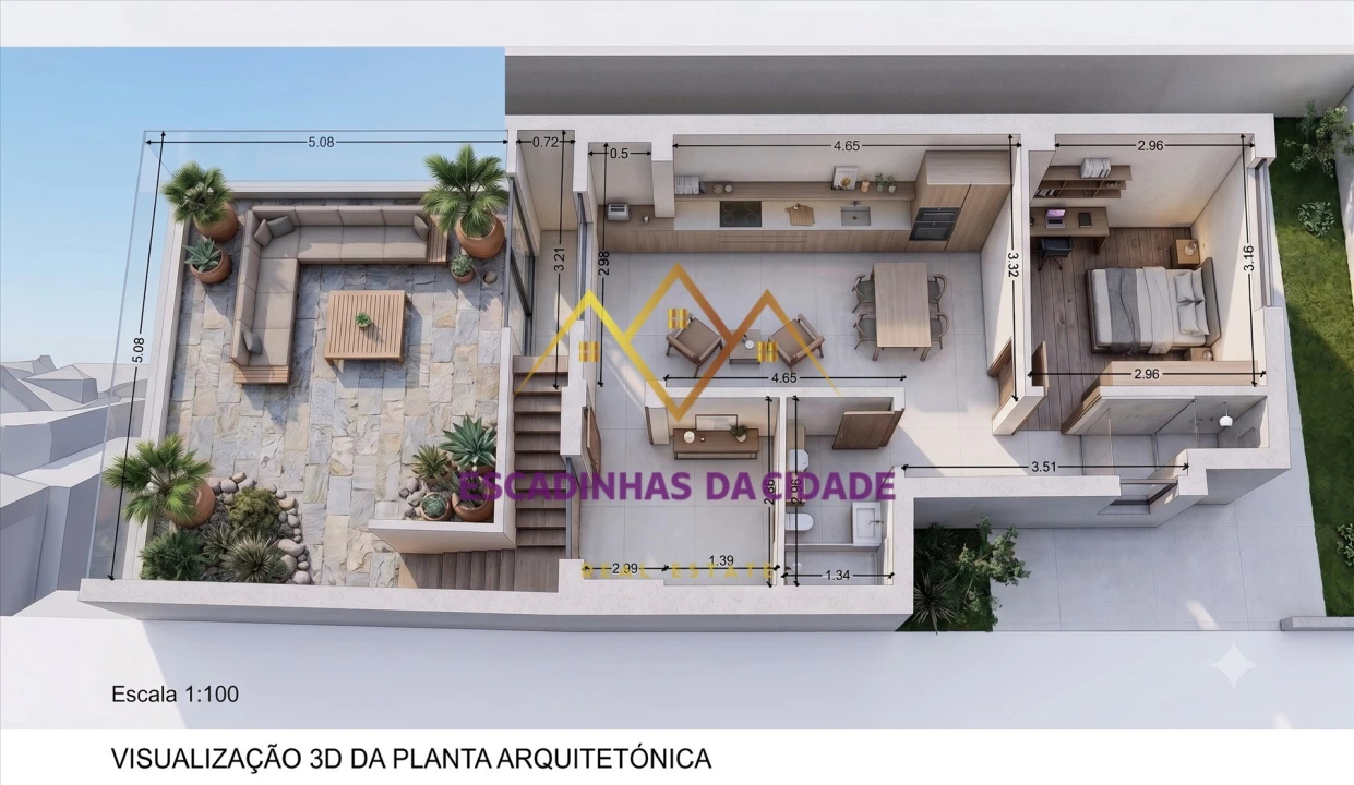 Apartamento T1 para Venda em Sacavém e Prior Velho Planta 2
