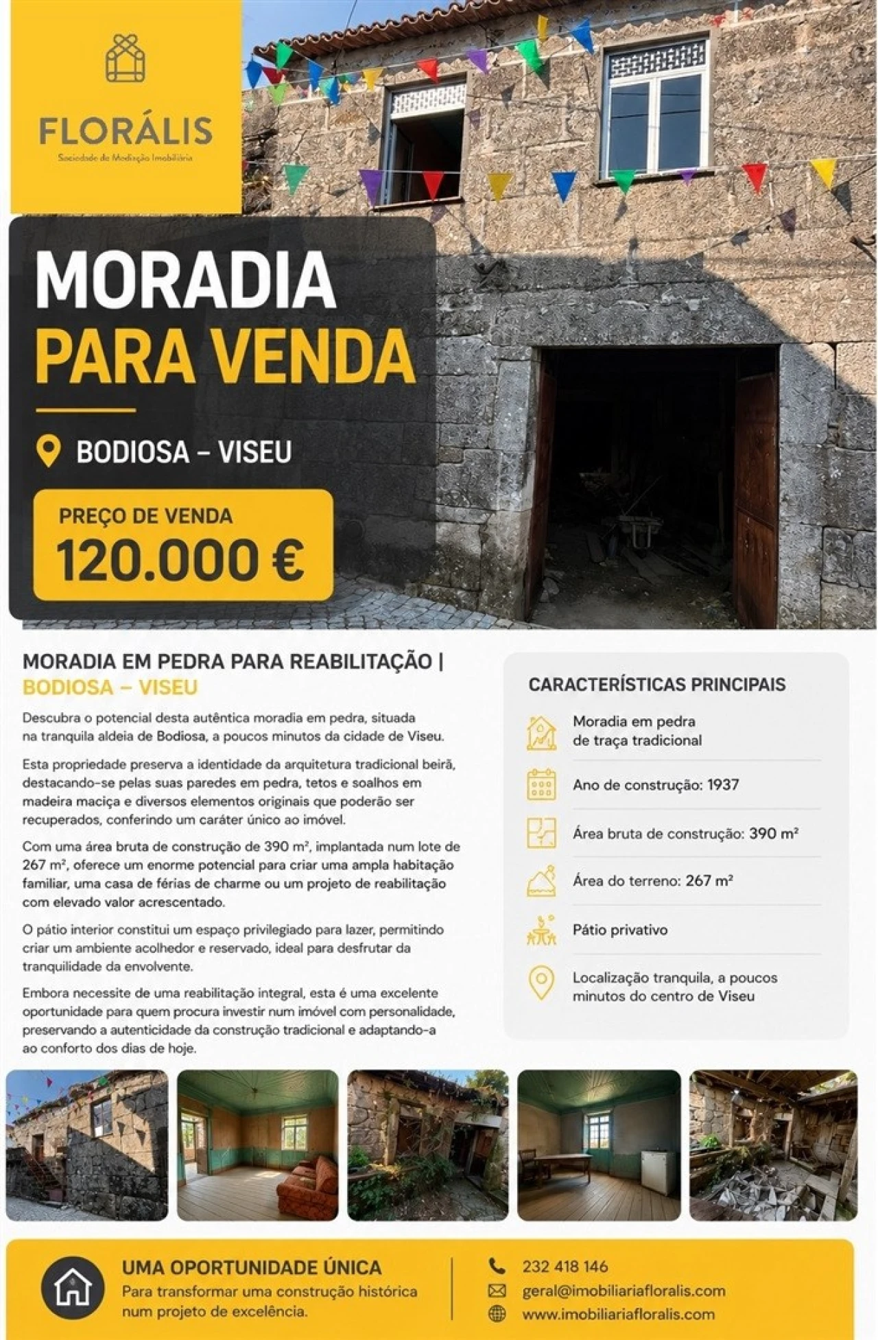 Moradia T0 para Venda em Bodiosa Foto 18