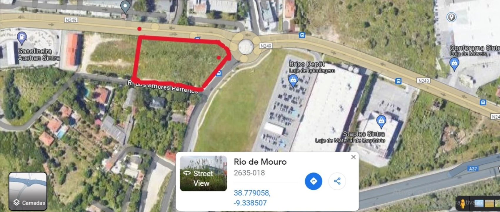 Terreno Comércio / Armazém para Venda em Santa Maria e São Miguel, São Martinho, São Pedro Penaferrim Foto 1