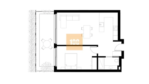 Apartamento T1 para Venda em Malta e Canidelo