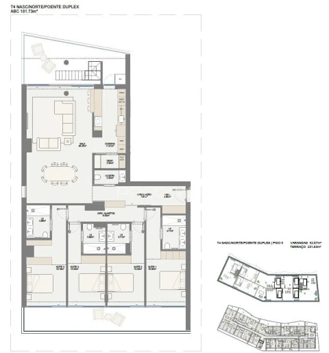 Apartamento T4 para Venda em Oliveira do Douro