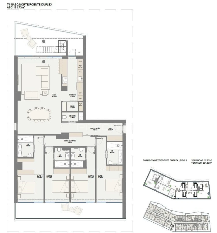 Apartamento T4 para Venda em Oliveira do Douro Foto 23