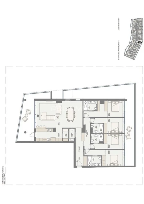 Apartamento T4 para Venda em Oliveira do Douro