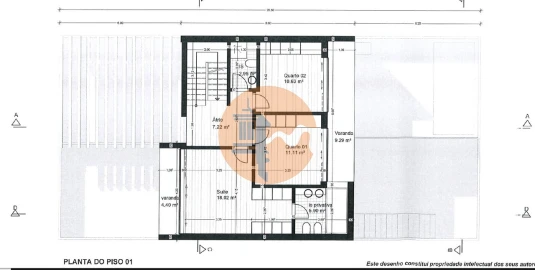 Moradia T3 para Venda em Montenegro