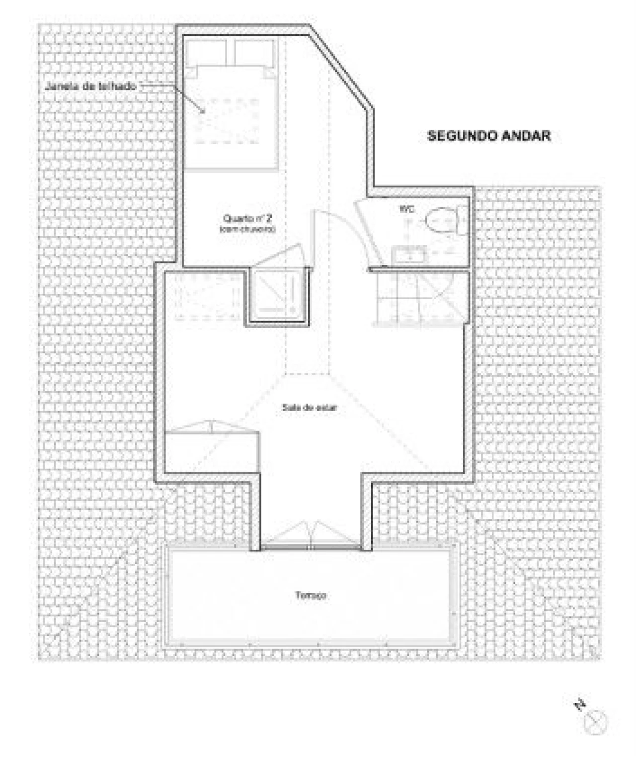 Apartamento T2 para Venda em Misericórdia Planta 2