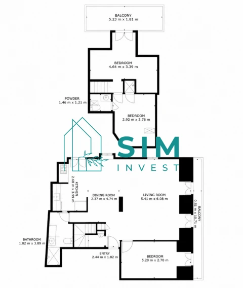 Apartamento T2 para Venda em Misericórdia