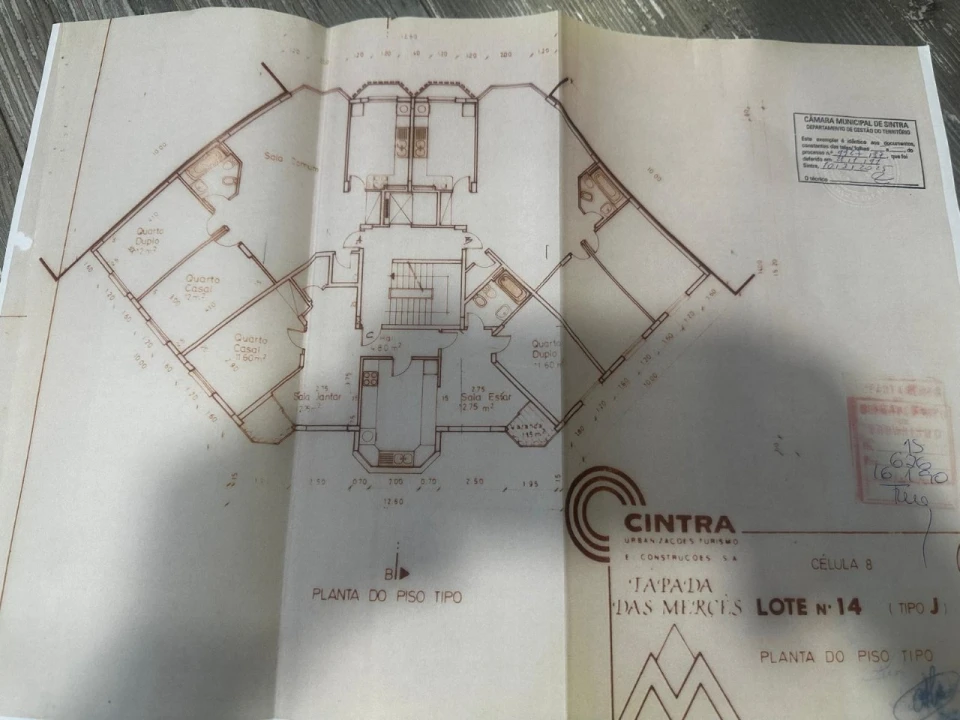 Apartamento T3 para Venda em Algueirão-Mem Martins Planta 2