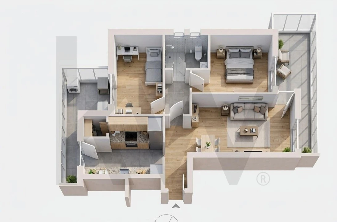 Apartamento T2 para Venda em Amarante (São Gonçalo), Madalena, Cepelos e Gatão Foto 2