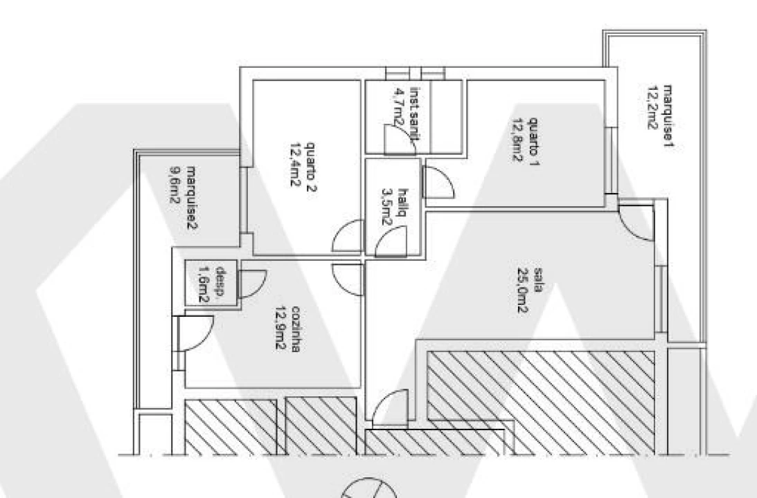 Apartamento T2 para Venda em Amarante (São Gonçalo), Madalena, Cepelos e Gatão Foto 14