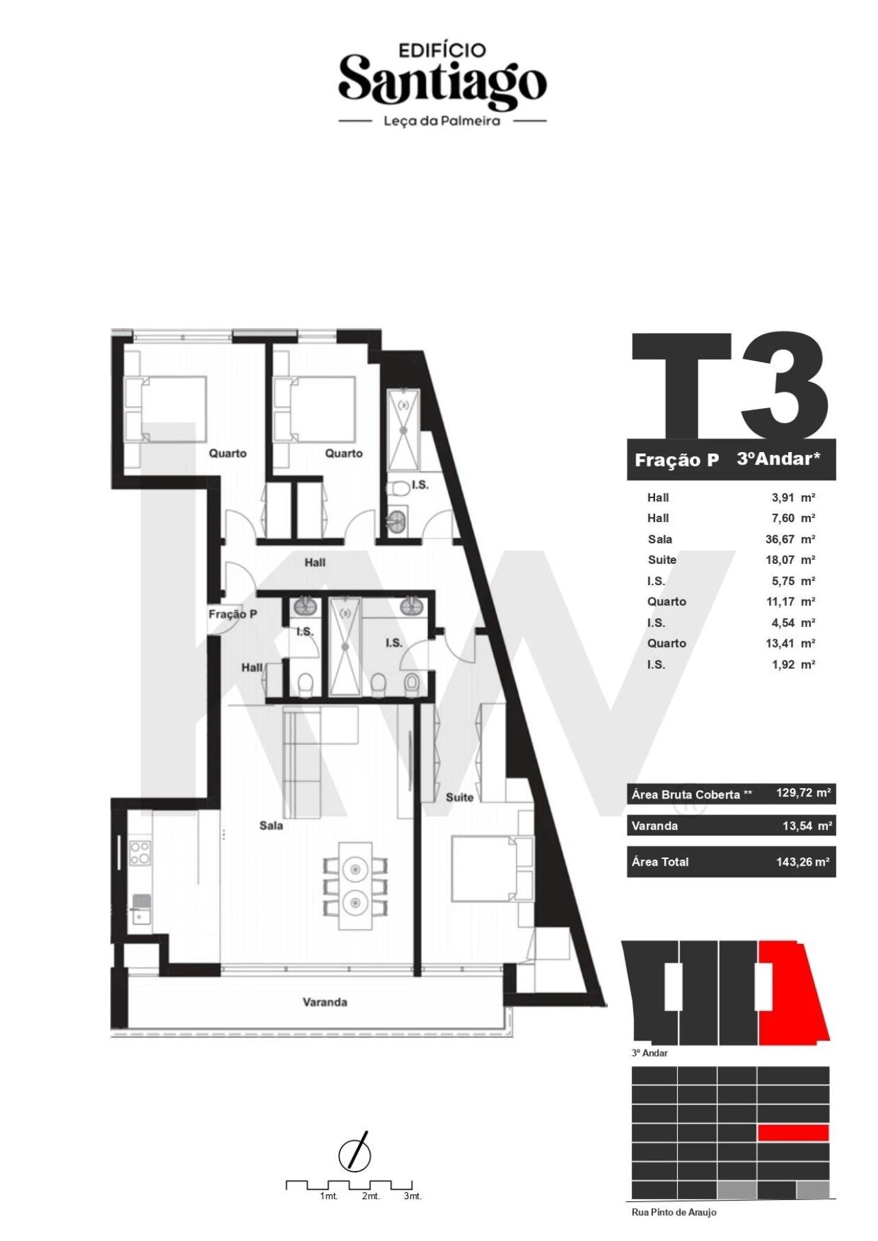 Apartamento T3 para Venda em Matosinhos e Leça da Palmeira Foto 9