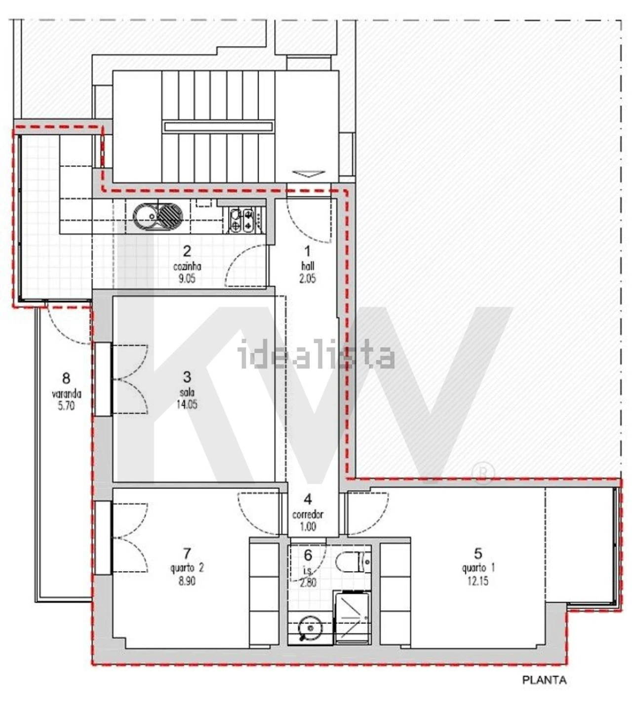 Apartamento T2 para Venda em Alcantara Foto 22