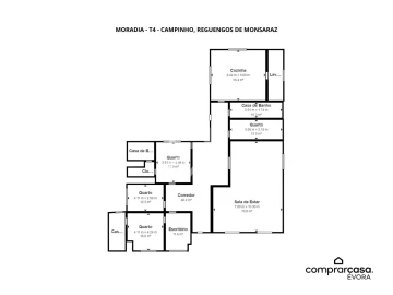 Moradia T4 para Venda em Campo e Campinho