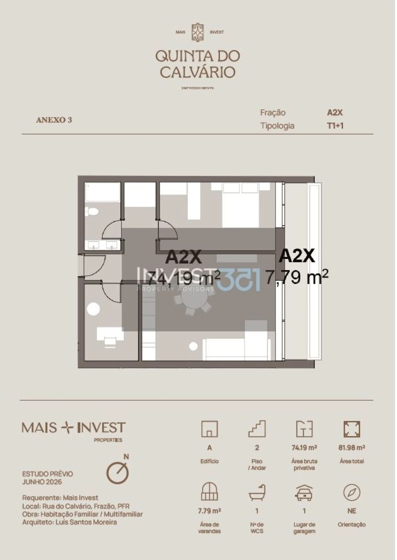 Apartamento T1 para Venda em Paços de Ferreira Foto 10