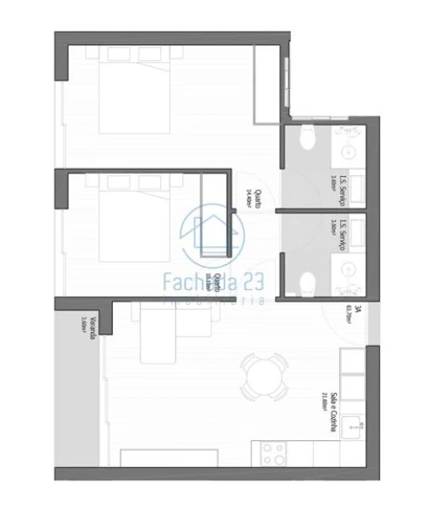 Apartamento T2 para Venda em Ancora