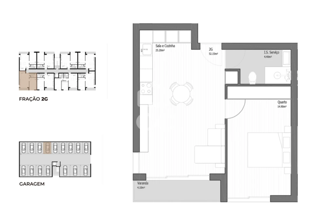 Apartamento T1 para Venda em Ancora Foto 8