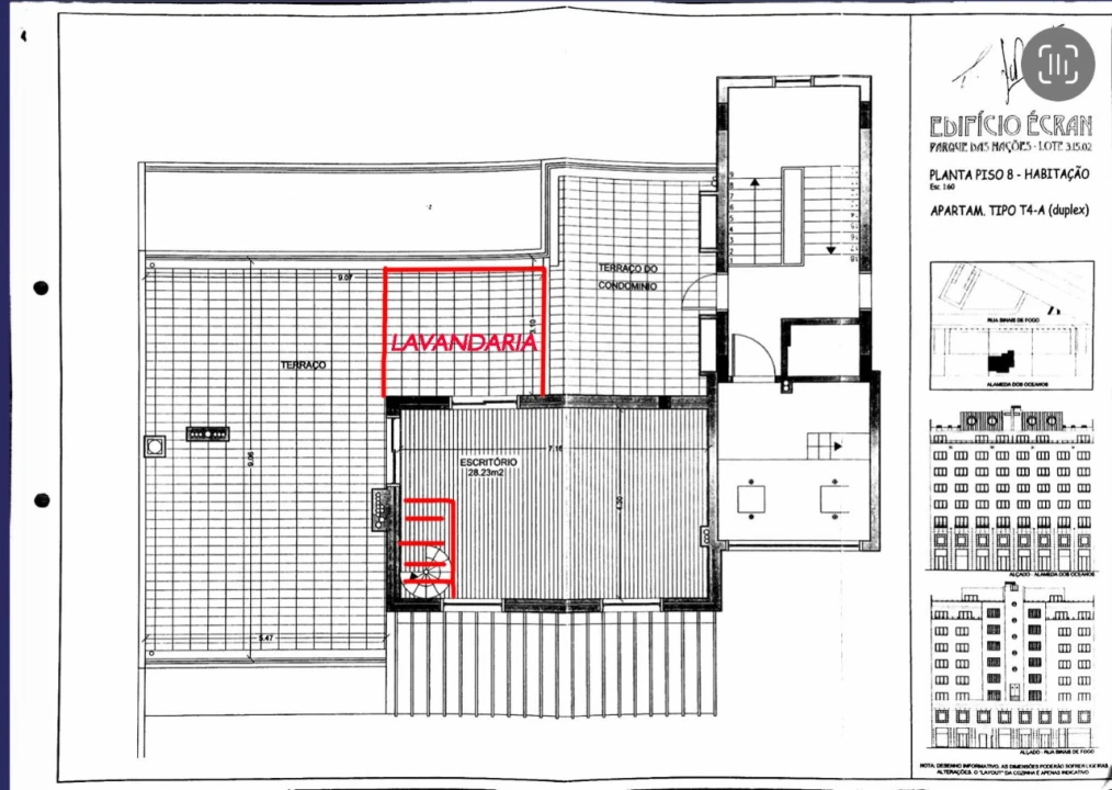 Apartamento T4 para Venda em Parque das Nações Planta 2